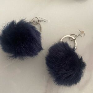 Faux fur earrings